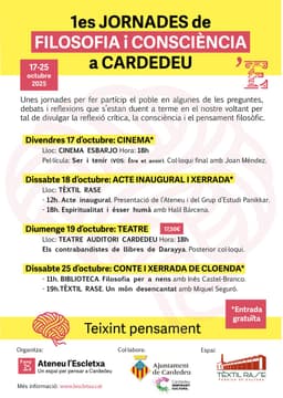 Els millors plans a Cardedeu – Cap de setmana del 17 al 19 d'octubre de 2025