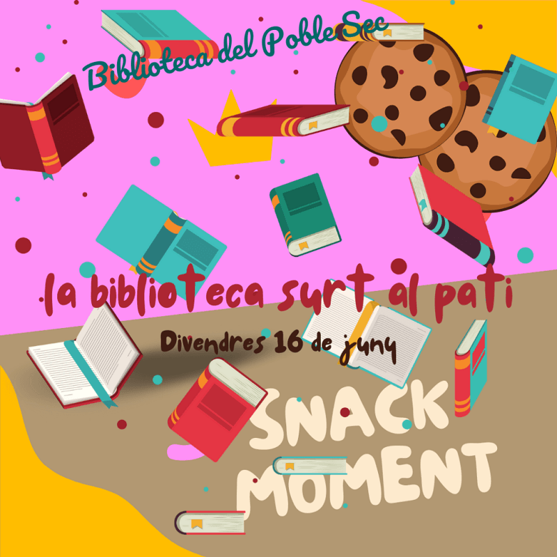 La Biblioteca Les Aigües surt al pati